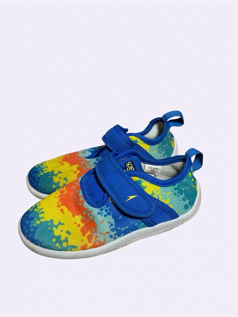 Toddler 8/9 M Speedo Kids' Blue Multicolor Water Shoes